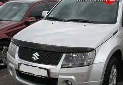 Дефлектор капота NovLine Suzuki (Сузуки) Grand Vitara (Гран) ( JT 5 дверей,  JT 3 двери) (2005-2012) JT 5 дверей, JT 3 двери дорестайлинг, дорестайлинг, 1-ый рестайлинг, 1-ый рестайлинг