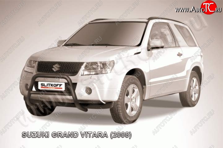 18 999 р. Кенгурятник d57 низкий Suzuki Grand Vitara JT 3 двери дорестайлинг (2005-2008) (Цвет: серебристый)  с доставкой в г. Королёв