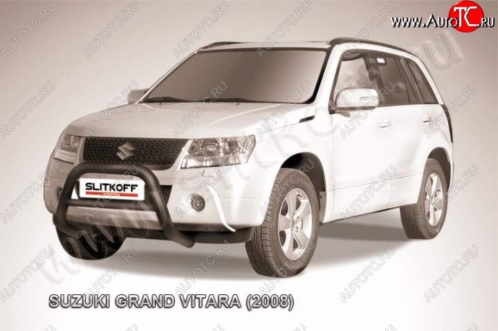 25 999 р. Кенгурятник d76 низкий Suzuki Grand Vitara JT 5 дверей дорестайлинг (2005-2008) (Цвет: серебристый)  с доставкой в г. Королёв