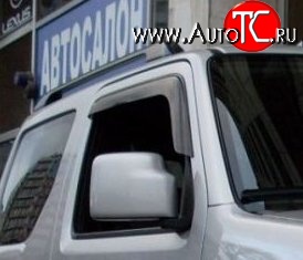 999 р. Комплект дефлекторов окон (ветровиков) 2 шт. 3d Russtal Suzuki Jimny JB23/JB43 дорестайлинг (1998-2001)  с доставкой в г. Королёв