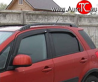 999 р. Комплект дефлекторов окон (ветровиков) 4 шт. (хетчбек) Russtal Suzuki SX4 GYA,GYB  рестайлинг, хэтчбэк (2010-2016)  с доставкой в г. Королёв