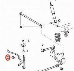 289 р. Полиуретановая втулка Точка Опоры (19 мм) Toyota Hilux Surf N210 дорестайлинг (2002-2005)  с доставкой в г. Королёв. Увеличить фотографию 2