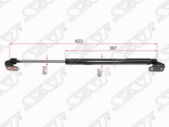 Правый упор крышки багажника (газовый) SAT Toyota 4Runner N180 5 дв. дорестайлинг (1995-2000)