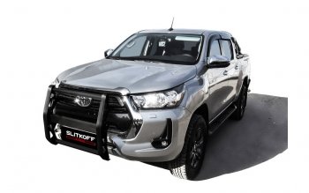 Кронштейн для противотуманных фар Slitkoff (BRUTAL) Toyota Hilux AN120 1-ый рестайлинг (2017-2020) ()