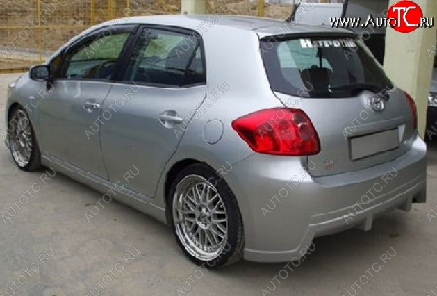 10 199 р. Задний бампер CT Toyota Auris E150 хэтчбэк 5 дв. дорестайлинг (2006-2010) (Неокрашенный)  с доставкой в г. Королёв