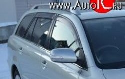 Комплект дефлекторов окон (ветровиков) 4 шт. (универсал) Russtal Toyota Avensis T250 универсал дорестайлинг (2003-2006)