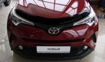 Дефлектор капота SIM Toyota C-HR NGX10, ZGX10 рестайлинг (2019-2025)