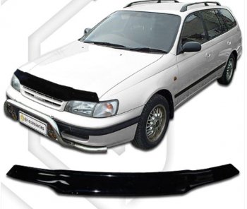 Дефлектор капота CA-Plastiс Toyota Caldina T190 дорестайлинг универсал (1992-1995)