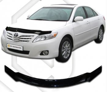 Дефлектор капота CA-Plastiс Toyota (Тойота) Camry (Камри)  XV40 (2009-2011) XV40 рестайлинг