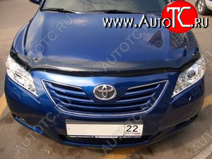 3 199 р. Дефлектор капота SIM Toyota Camry XV40 дорестайлинг (2006-2008)  с доставкой в г. Королёв