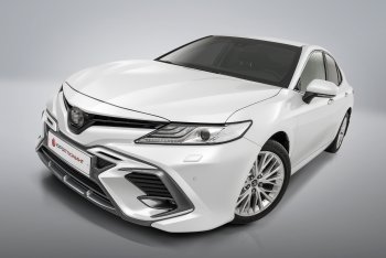 16 999 р. Накладка в центральный воздухозаборник переднего бампера Harius  Toyota Camry  XV70 (2017-2021) дорестайлинг (Неокрашенная)  с доставкой в г. Королёв. Увеличить фотографию 3