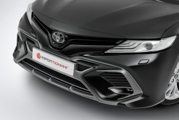 16 999 р. Накладка в центральный воздухозаборник переднего бампера Harius  Toyota Camry  XV70 (2017-2021) дорестайлинг (Неокрашенная)  с доставкой в г. Королёв. Увеличить фотографию 7