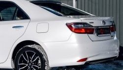 4 649 р. Козырёк на заднее стекло Tuning-Sport Toyota Camry XV55 2-ой рестайлинг (2017-2018) (Неокрашенный)  с доставкой в г. Королёв. Увеличить фотографию 7