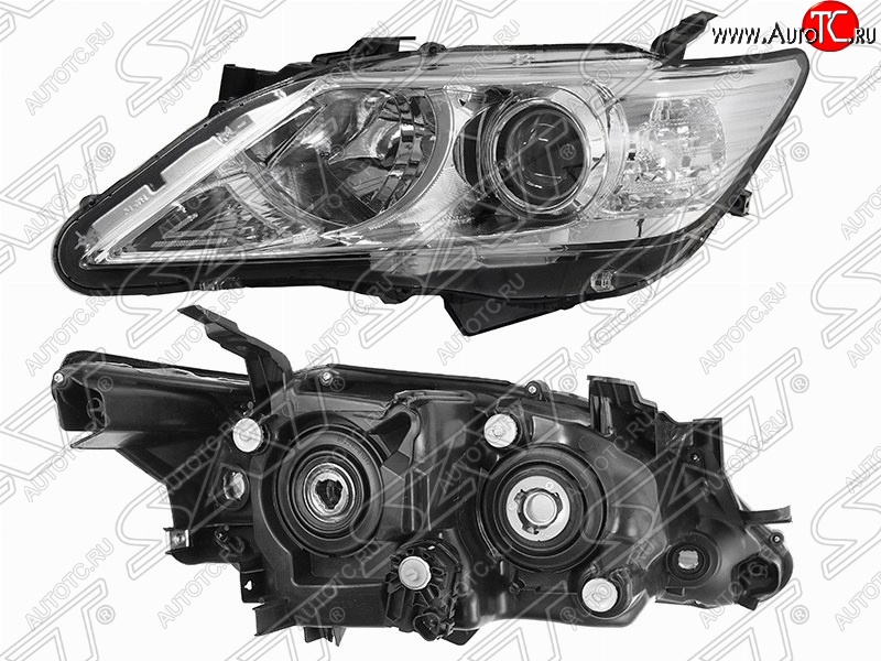 6 999 р. Левая фара передняя SAT Toyota Camry XV50 дорестайлинг (2011-2014)  с доставкой в г. Королёв