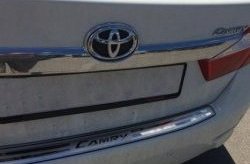 4 199 р. Защитная накладка на задний бампер СТ Toyota Camry XV50 дорестайлинг (2011-2014)  с доставкой в г. Королёв. Увеличить фотографию 2