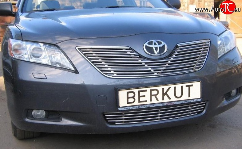 6 499 р. Декоративная вставка решетки радиатора Berkut Toyota Camry XV40 рестайлинг (2009-2011)  с доставкой в г. Королёв