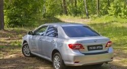 1 469 р. Защитная накладка на задний бампер RA  Toyota Corolla  E150 (2006-2010) седан дорестайлинг  с доставкой в г. Королёв. Увеличить фотографию 2