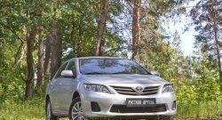 1 099 р. Реснички на фары RA Toyota Corolla E140 седан рестайлинг (2009-2013) (Неокрашенные)  с доставкой в г. Королёв. Увеличить фотографию 3