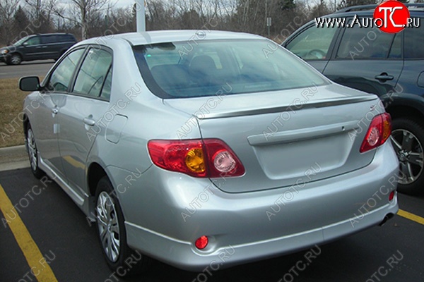 3 849 р. Лип спойлер TOP WING Toyota Corolla E150 седан дорестайлинг (2006-2010) (Неокрашенный)  с доставкой в г. Королёв