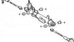 3 679 р. Полиуретановый комплект сайлентблоков рулевой рейки Точка Опоры Toyota Harrier XU30 (2003-2013)  с доставкой в г. Королёв. Увеличить фотографию 2