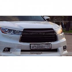 5 399 р. Решётка радиатора TopKontur Design Toyota Highlander XU50 дорестайлинг (2013-2017)  с доставкой в г. Королёв. Увеличить фотографию 3