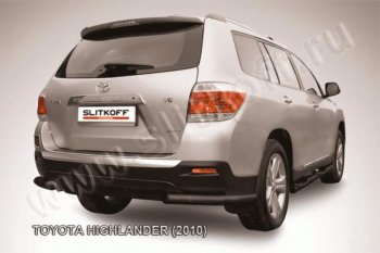 8 599 р. Уголки d57  Toyota Highlander  XU40 (2010-2013) рестайлинг (Цвет: серебристый)  с доставкой в г. Королёв. Увеличить фотографию 1