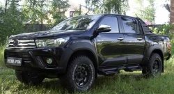 24 999 р. Расширитель арки RA (вылет 25 мм, комплект)  Toyota Hilux  AN120 (2016-2020) дорестайлинг (Поверхность шагрень)  с доставкой в г. Королёв. Увеличить фотографию 5