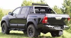 3 499 р. Брызговики под расширители колесных арок с выносом 50 мм RA  Toyota Hilux  AN120 (2016-2020) дорестайлинг  с доставкой в г. Королёв. Увеличить фотографию 3