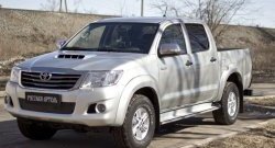 999 р. Зимняя заглушка решетки переднего бампера РА Toyota Hilux AN20,AN30  2-ой рестайлинг (2011-2016)  с доставкой в г. Королёв. Увеличить фотографию 3