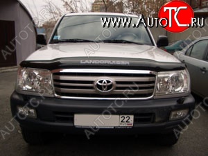 3 169 р. Дефлектор капота NovLine-Autofamily Toyota Land Cruiser 100 дорестайлинг (1998-2002)  с доставкой в г. Королёв