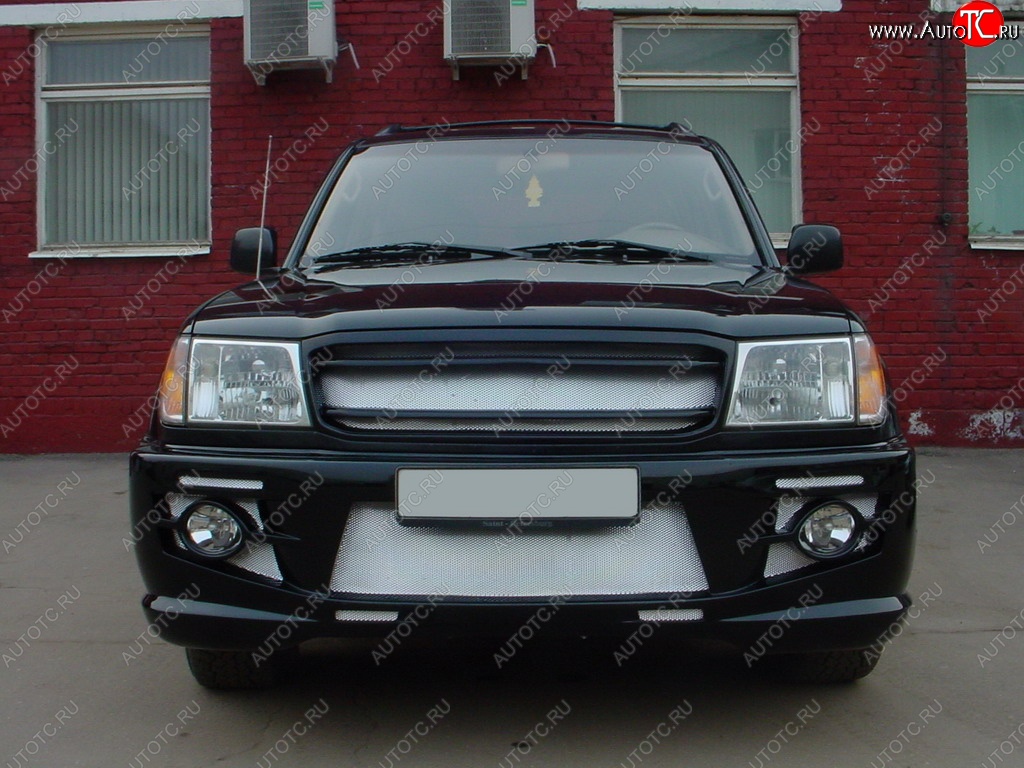 13 449 р. Передний бампер HUNTER Toyota Land Cruiser 100 дорестайлинг (1998-2002) (Неокрашенный)  с доставкой в г. Королёв