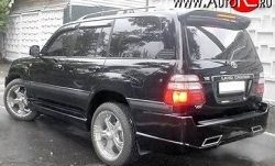 14 949 р. Пороги накладки Hunter Toyota Land Cruiser 100 2-ой рестайлинг (2005-2007) (Неокрашенные)  с доставкой в г. Королёв. Увеличить фотографию 2