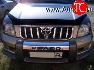 3 599 р. Дефлектор капота NovLine Toyota Land Cruiser Prado J120 (2002-2009)  с доставкой в г. Королёв