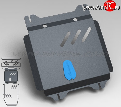 2 779 р. Защита коробки передач Novline (3.5/4.0, АКПП, 3 мм) Toyota Land Cruiser Prado J120 (2002-2009)  с доставкой в г. Королёв