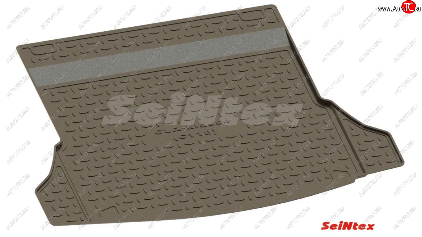 1 429 р. Коврик в багажник SeiNtex (полимерный) Toyota Land Cruiser Prado J120 (2002-2009) (Цвет: черный)  с доставкой в г. Королёв