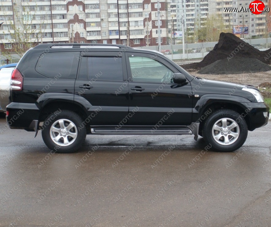 6 999 р. Рейлинги на автомобиль Oem Style Toyota Land Cruiser Prado J120 (2002-2009)  с доставкой в г. Королёв