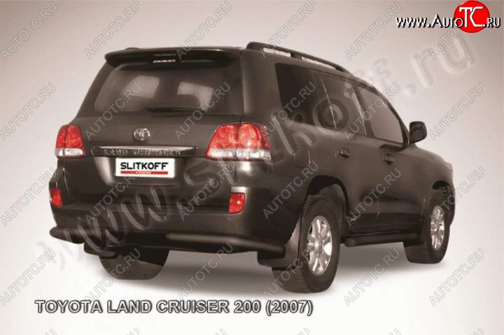 10 999 р. Уголки d76 Toyota Land Cruiser 200 дорестайлинг (2007-2012) (Цвет: серебристый)  с доставкой в г. Королёв