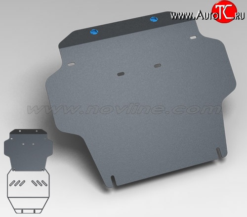 4 999 р. Защита картера двигателя Novline (2008-2009) (4.7/4.5, АКПП, 3 мм) Toyota Land Cruiser 200 дорестайлинг (2007-2012)  с доставкой в г. Королёв