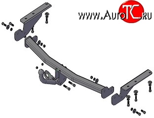 3 499 р. Фаркоп Russtal Toyota RAV4 XA305 5 дв. дорестайлинг (2005-2009)  с доставкой в г. Королёв