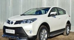 20 699 р. Широкая защита порогов SLITKOFF  Toyota RAV4  XA40 (2012-2015) 5 дв. дорестайлинг  с доставкой в г. Королёв. Увеличить фотографию 3