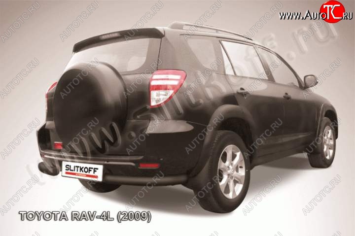 6 699 р. Уголки d76 Toyota RAV4 XA30 5 дв. удлиненный 1-ый рестайлинг (2009-2010) (Цвет: серебристый)  с доставкой в г. Королёв