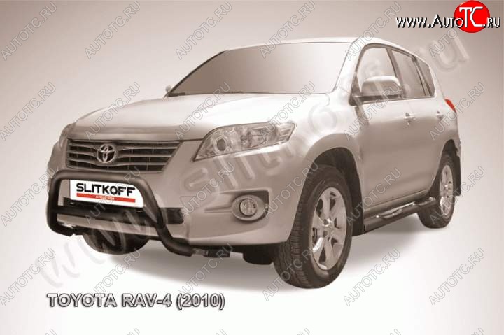 15 399 р. Кенгурятник d57 низкий Toyota RAV4 XA30 5 дв. 2-ой рестайлинг (2010-2013) (Цвет: серебристый)  с доставкой в г. Королёв