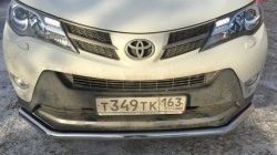 Одинарная защита переднего бампера Металл Дизайн диаметром 63.5 мм Toyota RAV4 XA40 5 дв. дорестайлинг (2012-2015)