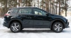 23 799 р. Широкая защита порогов (рестайлинг) SLITKOFF Toyota RAV4 XA40 5 дв. дорестайлинг (2012-2015)  с доставкой в г. Королёв. Увеличить фотографию 3