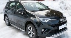 23 799 р. Широкая защита порогов (рестайлинг) SLITKOFF Toyota RAV4 XA40 5 дв. дорестайлинг (2012-2015)  с доставкой в г. Королёв. Увеличить фотографию 4