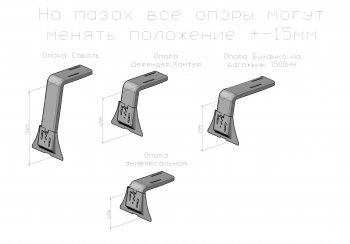 58 999 р. Багажник (корзина) (для а/м без люка, 1500х2750 мм) РИФ ГАЗ Соболь 2217 автобус дорестайлинг  (1998-2002)  с доставкой в г. Королёв. Увеличить фотографию 8