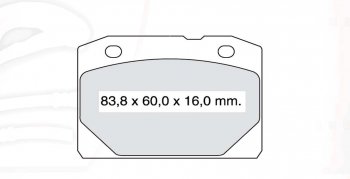 659 р. Колодка переднего дискового тормоза DAFMI (SM) Лада 2105 (1979-2010)  с доставкой в г. Королёв. Увеличить фотографию 2