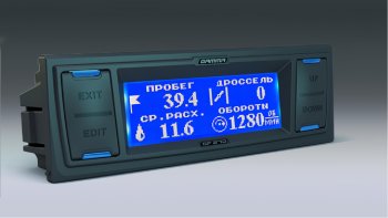 8 899 р. Бортовой компьютер Gamma GF 270 Лада Приора 2172 хэтчбек дорестайлинг (2008-2014) (Черная)  с доставкой в г. Королёв. Увеличить фотографию 1