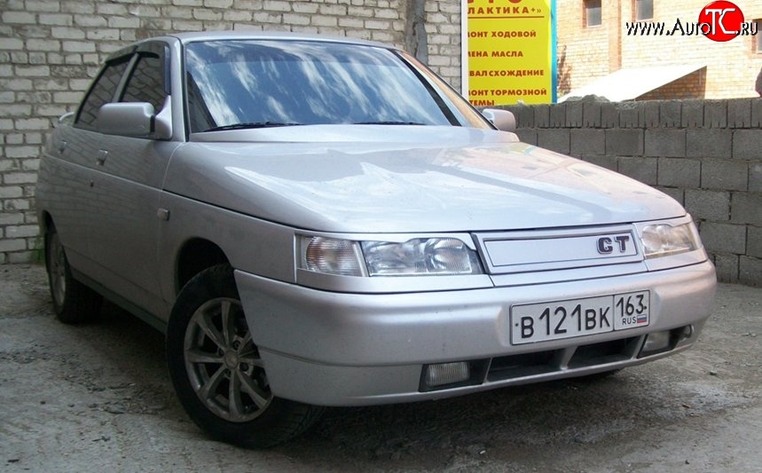 649 р. Решётка радиатора GT Лада 2110 седан (1995-2007) (Неокрашенная)  с доставкой в г. Королёв