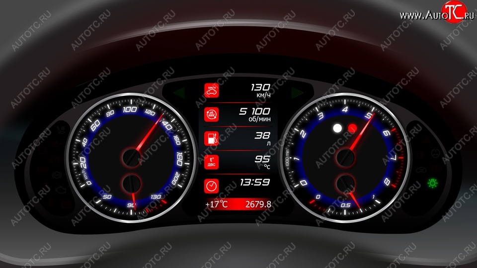 81 999 р. Комбинация приборов Ferrum GF 822S  Лада 2110, 2111, 2112, Калина (1118,  1117,  1119), Калина Спорт (1119), Приора (2170,  2171,  2172,  21728) (Синий ореол)  с доставкой в г. Королёв